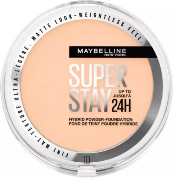 Maybelline New York – SuperStay 24H Hybrid Powder Foundation – 10