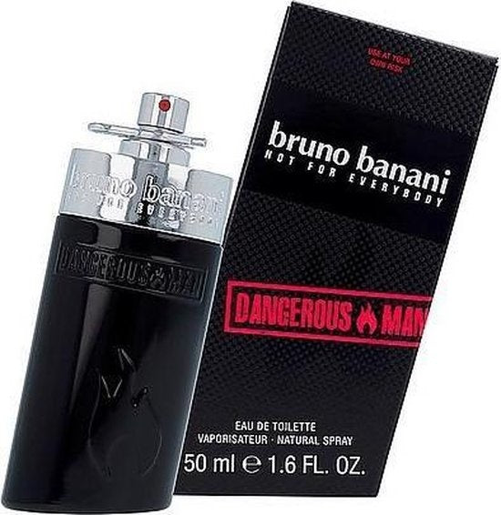 Bruno Banani Dangerous Man - Eau De Toilette 50 ml - Verpakking beschadigd