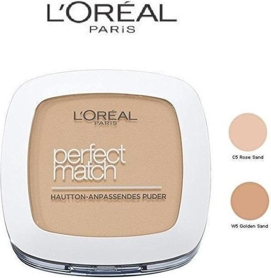 L'Oréal Paris Match Kompaktpuder 9 g – D5 Golden Sand