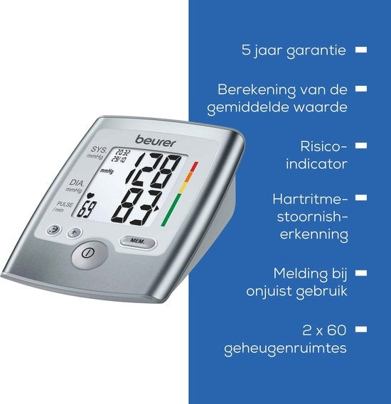 Beurer BM 35 Basic Bloeddrukmeter bovenarm