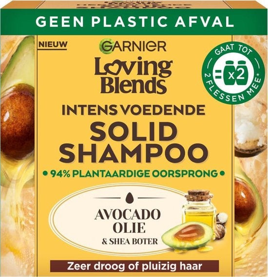 Garnier Shampoo Bar Loving Blends Avocado Sheaboter - 60g