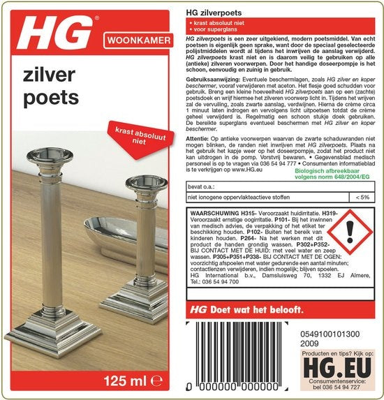 HG Zilverpoets 125ml