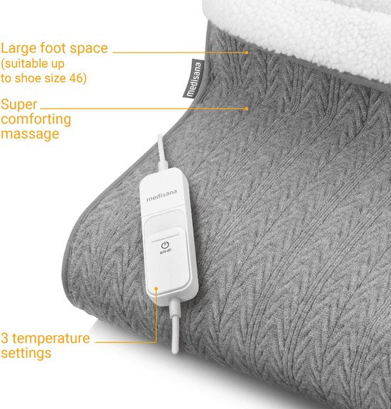 medisana FW 150 - Gebreide voetenwarmer - Verpakking beschadigd