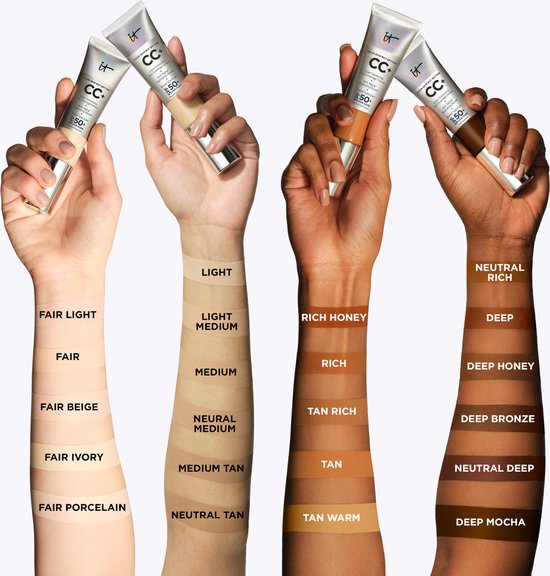 IT Cosmetics Your Skin But Better CC+ Cream SPF50 Foundation – Tan Warm – Beschädigte Verpackung