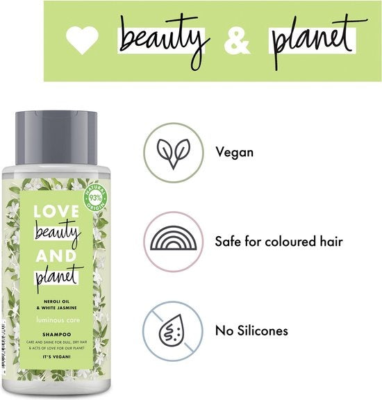 Love Beauty And Planet Shampoo Neroli Oil & White Jasmine Luminous Care - 400 ml