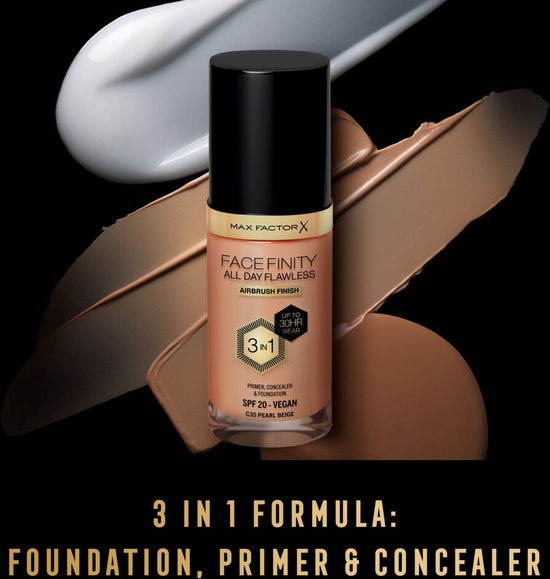 Max Factor Facefinity All Day Flawless Foundation - C35 Pearl Beige