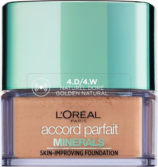 L'Oréal Paris Accord Parfait Minerals Foundation - 4D/4W Naturel Doré