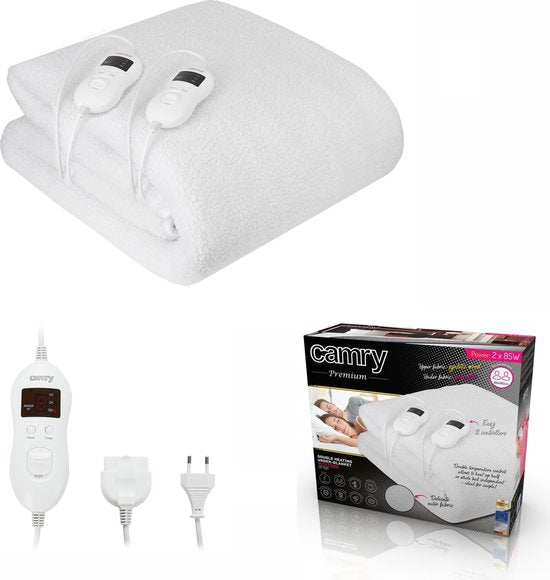 Camry CR 7421 - Elektrische Deken - 2 persoons / 180x160 cm