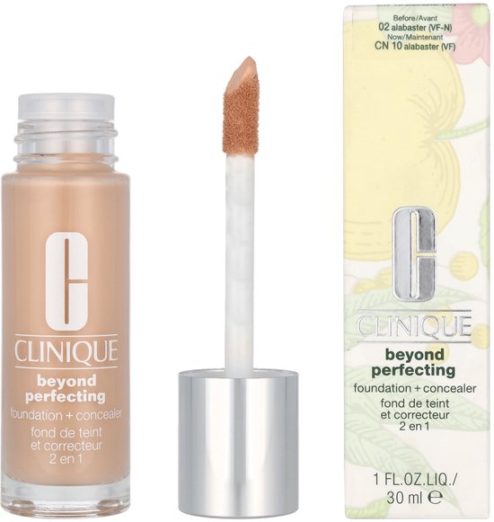 Clinique Beyond Perfecting Foundation + Concealer - 10 Alabaster 30ml