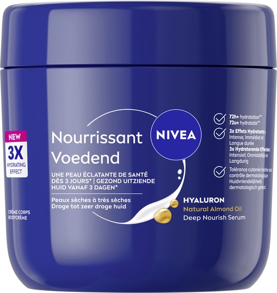 NIVEA Intensief Voedende Body Creme - voor de Droge Huid - 400ml