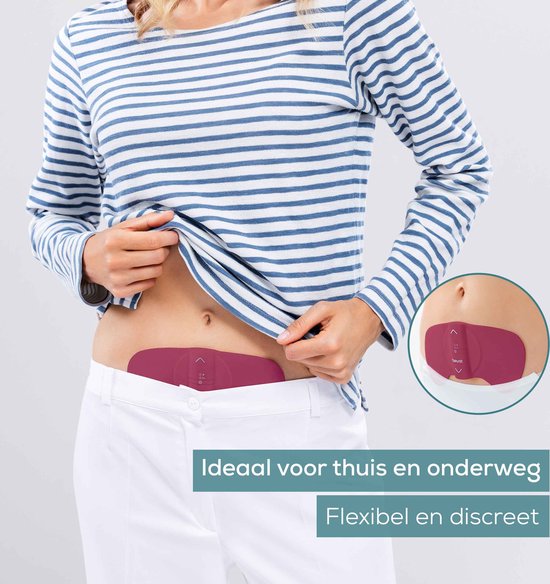 Beurer EM 50 Menstrual Relax – Menstruatie & endometriose pijnverlichting - TENS en Warmte 43°C – Menstruatie warmteband - Verpakking beschadigd