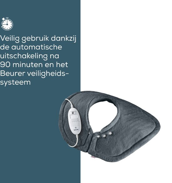 Beurer HK 54 Elektrisch Warmtekussen - Heating pad - Schouders en nek - 52 x 56 cm - 3 Warmtestanden- Beschadigde verpakking