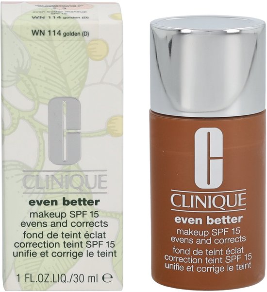 Clinique Even Better Foundation - WN114 Golden - Met SPF 15 - Verpakking beschadigd
