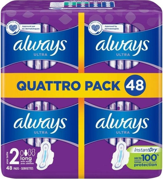 Always Ultra Long Sanitary Pads 48 pieces