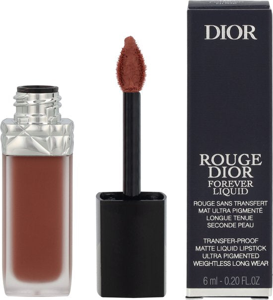 Dior Rouge Dior Forever Liquid Barra De Labios 100 Forever Nude 1un