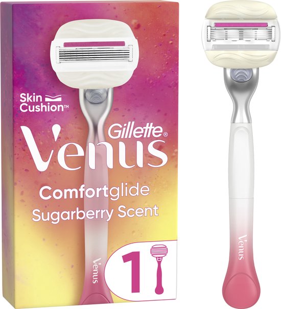 Gillette Venus Comfortglide Sugarberry – 1 Rasierer für Frauen – 1 Rasierklinge – Beschädigte Verpackung