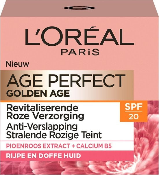 L'Oréal Paris Skin Expert Age Perfect Golden Age Tagescreme – Stärkend – LSF 20 – 50 ml