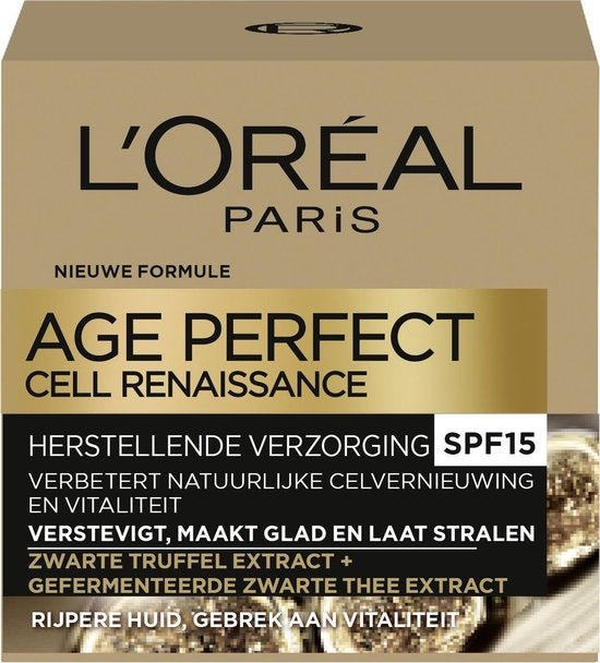 L'Oréal Paris Age Perfect Cell Renaissance SPF 15 Tagescreme – 50 ml – Anti-Falten