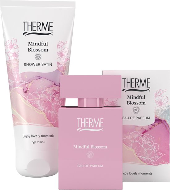 THERME Mindful Blossom Perfume Gift Set - geschenkset - Eau de Parfum 30 ml+Shower Satin 200 ml