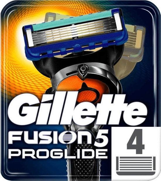 Gillette Fusion5 ProGlide Razor Blades Men - Pack of 4