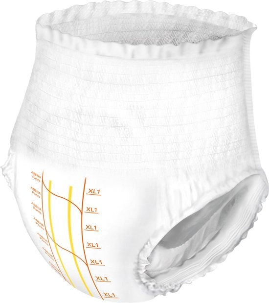 Abena Pants Premium XL1 - 96x Absorbent Panties, to be worn as normal underwear - For the loss of large amounts of urine and (thin) stool - Hip circumference 130-170 cm - Absorption 1400 ml - Packaging damaged