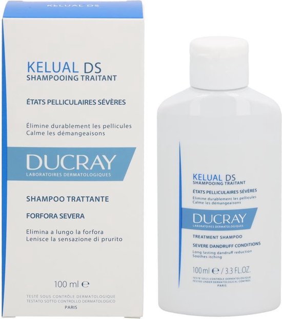 Ducray Kelual DS Anti-Dandruff Treatment Shampoo 100 ml Verpakking beschadigd