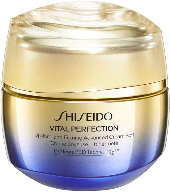 Shiseido Huidverzorging Dagcrème Vital Perfection Uplifting and Firming Advanced Cream Soft 50ml, Beschadigde verpakking