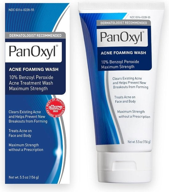 Panoxyl Acne Foaming Wash 10% - Verpakking beschadigd