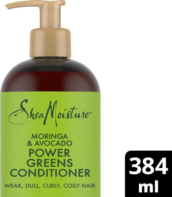 Shea Moisture Moringa &amp; Avocado - Conditioner - Power Greens - 384 ml - Pump damaged