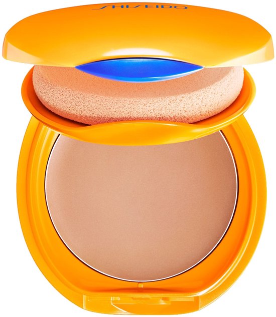 Shiseido Tanning Compact Foundation | - Honey Miel | - Honey Miel - 12 gr - SPF 10 Verpakking beschadigd