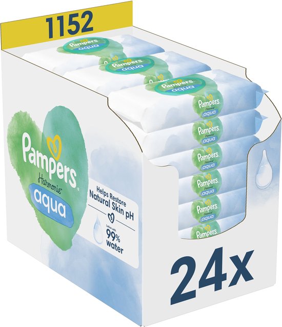 Pampers Harmonie Aqua Wipes – 720 Tücher