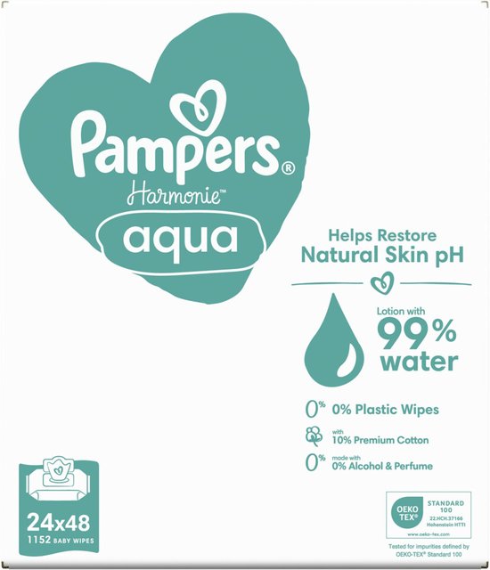 Pampers Harmonie Aqua Wipes – 720 Tücher