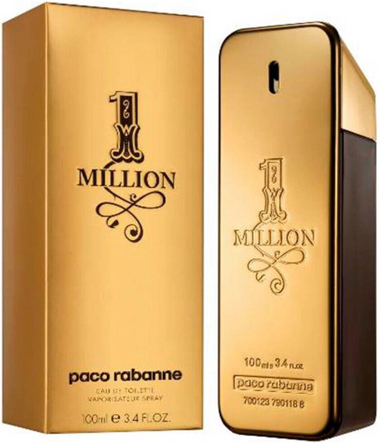 Paco Rabanne 1 Million 100 ml - Eau de Toilette - Herenparfum