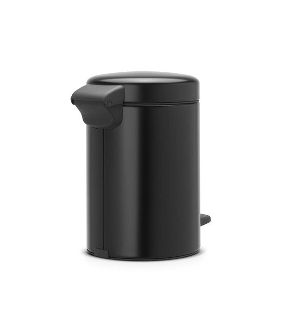 Brabantia NewIcon Prullenbak - 3 liter - Badkamer - Matt Black