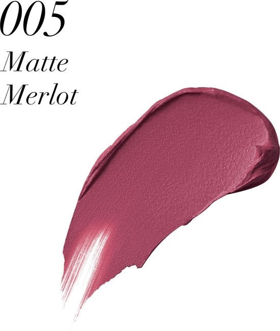 Max Factor Lipfinity Velvet Matte Lippenstift – 005 Matte Merlot Red