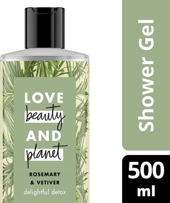 Love Beauty and Planet Duschgel Rosmarin &amp; Vetiver – 500 ml