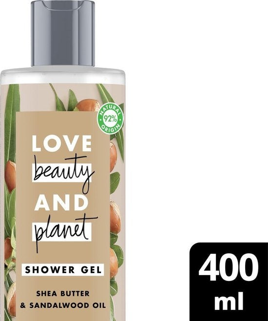 Love Beauty and Planet Duschgel Sheabutter &amp; Sandelholzöl – 400 ml