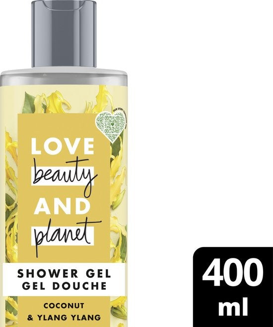 Love Beauty and Planet Duschgel Tropical Hydration – 400 ml – Kokosnussöl und Ylang Ylang