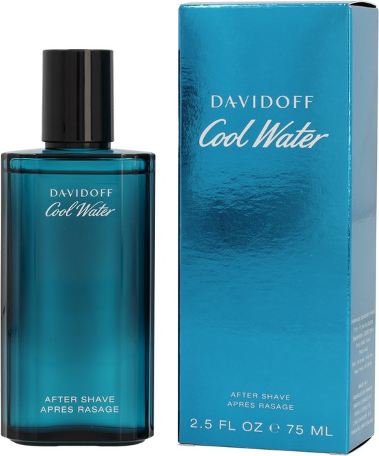 Davidoff - Cool Water - Man - After Shave Splash 75 ml. - Beschadigde Verpakking