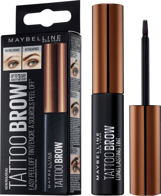 Tattoo Brow Peel-Off Gel 1 Light Brown - Wenkbrauw gel - Verpakking beschadigd