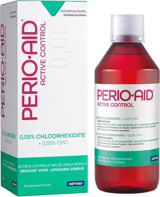 PerioAid Mundwasser Active Control 0,05 % 500 ml