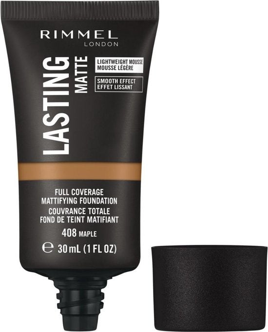 Rimmel London Lasting Matte Cocoa 408 Foundation