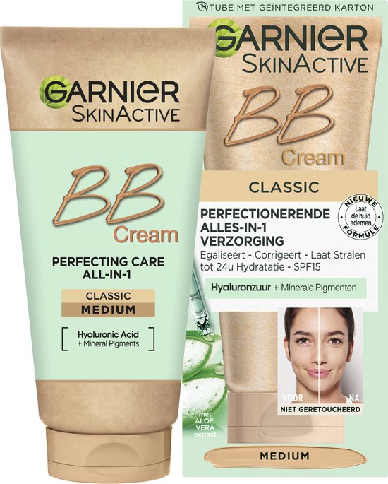 Garnier Skin Naturals BB Cream - 50 ml - Medium - Packaging damaged