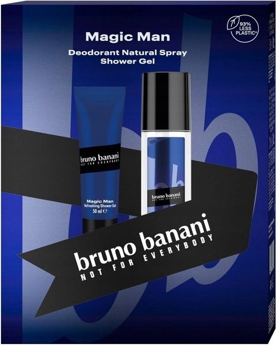 Bruno Banani Magic Man Gift Set Deodorant 75 Ml And Shower Gel 50 Ml 75ml - Beschadigde verpakking