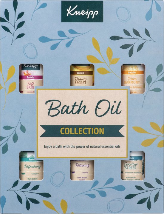 Kneipp Gift Set Bath Oil - Gift Set - Gift - Contents 6 x 20 ml - Packaging damaged