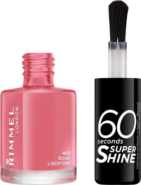 Rimmel London 60 Seconds Supershine Nail Polish- 405 Rose Libertine