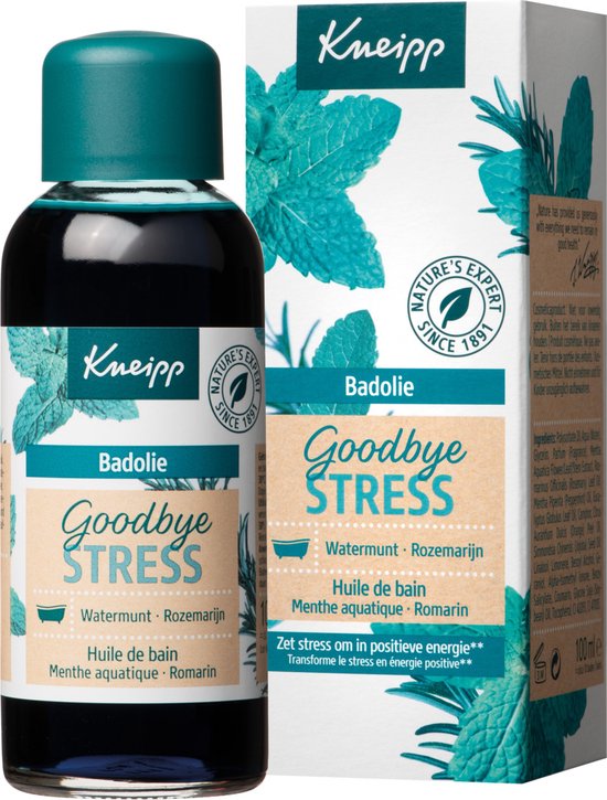 Kneipp Goodbye Stress - Badolie - Watermunt en Rozemarijn - 100 ml - Verpakking beschadigd