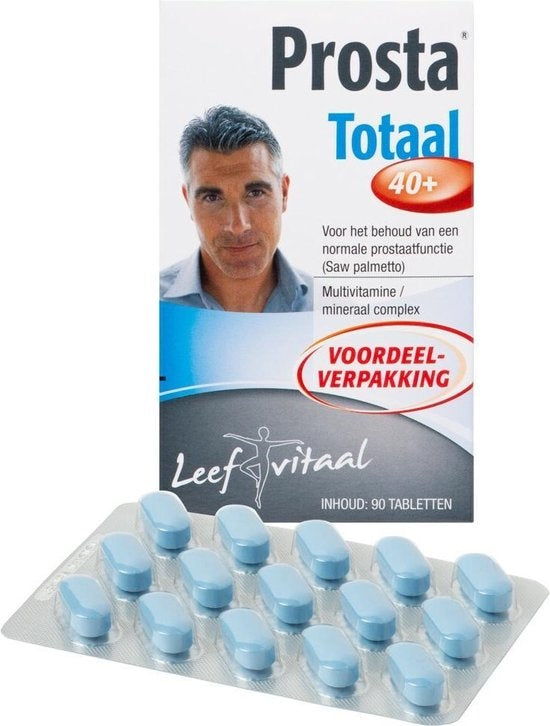 Leef Vitaal Prosta totaal 40+ (90 tabletten) - Verpakking beschadigd