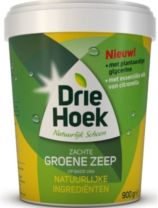 Driehoek Groene Zeep - Soft Soap - 900 gr