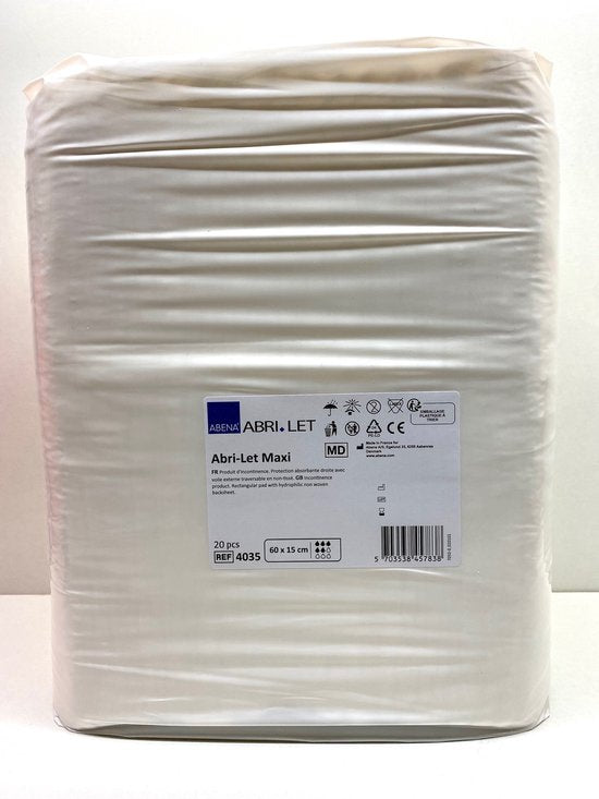 Abena Abri-Let Maxi - 15 x 60 cm - 1 pak van 20 stuks - Verpakking beschadigd